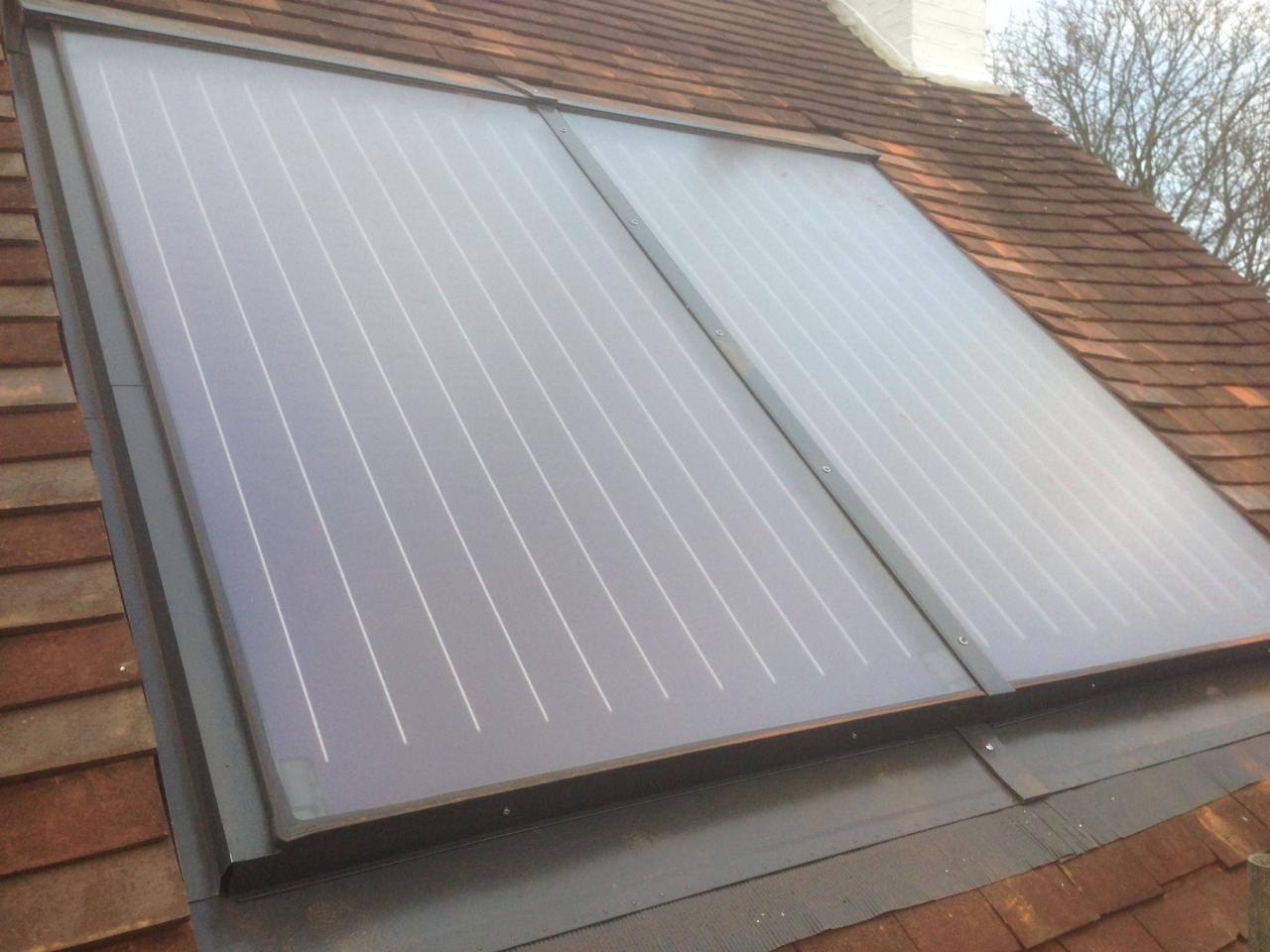 In-roof solar panels